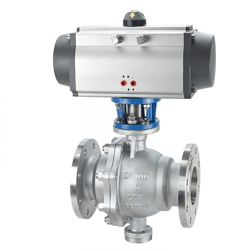 氣動(dòng)固定式球閥Q647F，Q647H